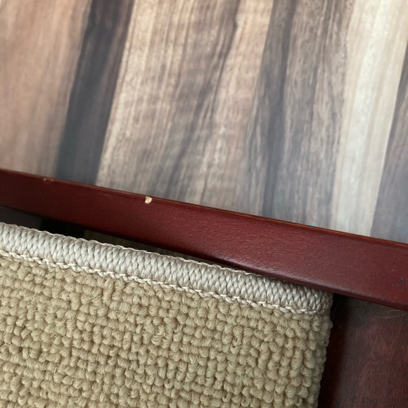 Faux cherrywood carpeted pet stairs that turn into a ramp - Picture 9 of 10